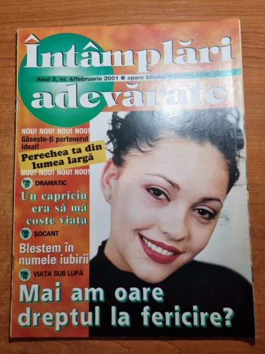 intamprari adevarate februarie 2001