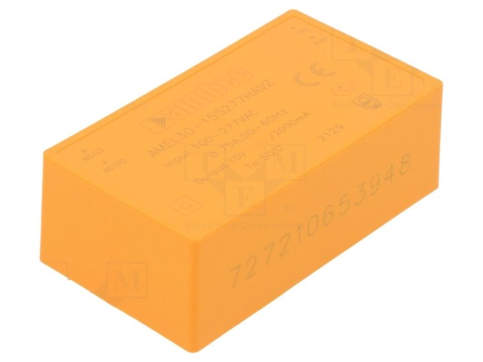 Convertor AC/DC 30W 15V pentru PCB