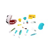 Jucarie set medic Veterinar dentist, accesorii incluse, 17 piese, pentru copii, ATU-082985, Oem