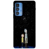 Husa compatibila cu Motorola Edge 20 Lite model New universe Rick and Morty, Silicon, TPU, Viceversa, Transparent, Carcasa
