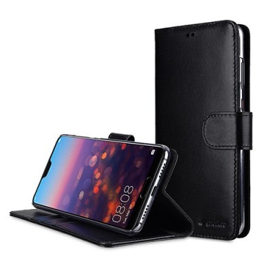 Husa Telefon Wallet Case Huawei P20 Pro Black BeHello foto