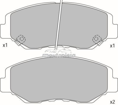 Set placute frana,frana disc HONDA CR-V II (RD) (2001 - 2006) KRIEGER 0950006376 foto