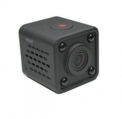 Camera Supraveghere IP Techstar&amp;reg; HDQ9, Super Mini, Wireless, HD, 720P, MicroSD, Detectare Miscare, Night Vision foto