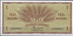 !!! FINLANDA - 1 MARKKA 1963 - P 98 a 33 - UNC / CEA DIN SCAN