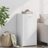 vidaXL Dulap Alb 45x42.5x93 cm Lemn Prelucrat Bufet Depozitare Sertar Usi