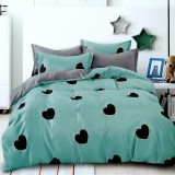 Cumpara ieftin Lenjerie de pat pentru o persoana cu husa elastic pat si fata perna dreptunghiulara, Marrakesh, bumbac mercerizat, multicolor