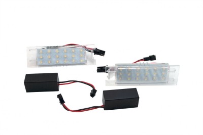Set 2 Lampi LED placute numar Opel Zafira B, vectra C, Cascada si Insignia foto