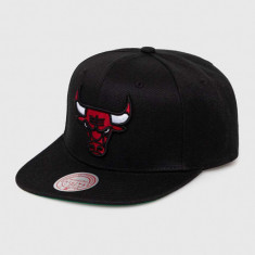 Mitchell&Ness sapca CHICAGO BULLS culoarea negru, cu imprimeu