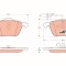 TRW GDB1460 COTEC set placute frana,frana disc