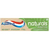 Pastă De Dinți Naturală, Aquafresh, Naturals Herbal Fresh, Protecție &Icirc;mpotriva Cariilor, Respirație Proaspătă, 75 ml