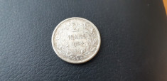 2 franci / francs 1904 Belgia, argint foto