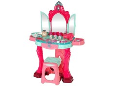 Set de frumuseste cu accesorii, masa de toaleta pentru fetite, LeanToys, 9436