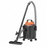 Aspirator multifunctional Limpio LWD-18P2, 1200 W, Putere aspirare 135 W, Flux de aer 1.8 m3/min, Functie de suflare, Negru/Portocaliu