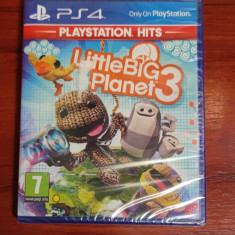 Little Big Planet 3, PS4, original, engleză, sigilat