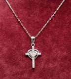 Lantisor si Cruciulita Din Argint Cod Arg136 (Lungime: 40 cm)