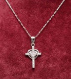 Lantisor si Cruciulita Din Argint Cod Arg136 (Lungime: 40 cm), Argintboutique