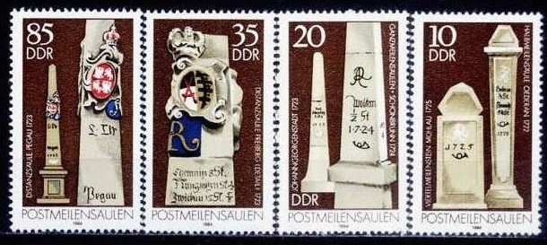 B0422 - Germania DDR 1984 - Posta 4v.neuzat,perfecta stare