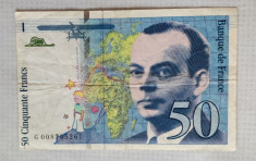 Franța - 50 Francs / franci (1993) foto