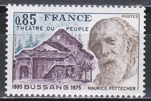 Franta 1975 - Bussang - Cea de-a 80-a aniversare a Teatrului Popoarelor, MNH