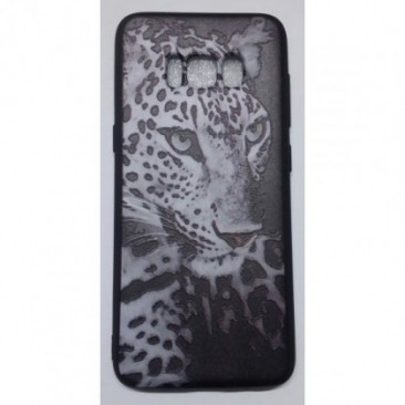 HUSA CAPAC TPU LEOPARD.1 SAMS G950 GALAXY S8 NEGRU foto