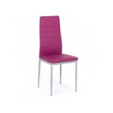 Scaun de bucatarie BUC 263, cadru metalic, piele ecologica, spatar inalt, 120 kg
