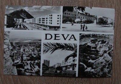QW24 D - Carte postala - tematica turism - vedere - Deva 2 foto