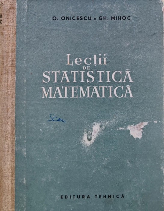 Lectii de statistica matematica (B246)