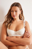 Cumpara ieftin Women&#039;secret sutien SENSE BRIDAL culoarea alb, dantela, neted, 4027747.749.751