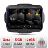 Navigatie Jeep Renegade 2015-2020 5960Pro-500 Android Octa Core Qualcomm 2K Qled 8+128 DTS DSP 360 4G Optical CarStore Technology