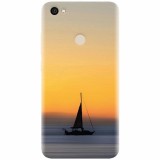 Husa silicon pentru Xiaomi Redmi Note 5A, Wind Sail Boat Ocean Sunset