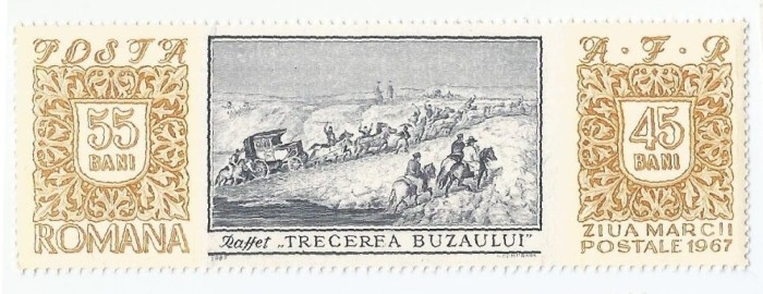 Romania, LP 664/1967, Ziua marcii postale romanesti, MNH