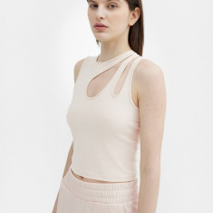 Crop-top din bumbac organic pentru femei