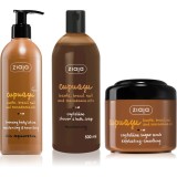 Set Ziaja Cupuacu Auto-bronzare: Gel Dus 500ml, Lotiune Autobronzanta 300ml, Exfoliant Corp 200ml