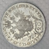 20 kreuzer 1828 E , argint , monetaria Alba Iulia , detalii