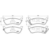 Placute frana Mercedes M-Class (W163), ML 230 (163.136), ML 320 (163.154), punte spate, cu indicator uzura acustic, BREMBO