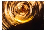 Tablou Canvas Vortex Timp Incandescent și Efemer, 39 x 26 cm, CMCLASS