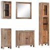 VidaXL Set mobilier de baie, 5 piese, lemn masiv de acacia 247725