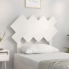 VidaXL Tăblie de pat, alb, 92x3x81 cm, lemn masiv de pin 819201
