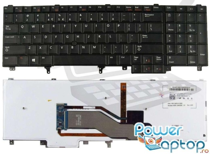 Tastatura Dell Precision M2800 iluminata backlit