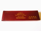 China trusa/set colectie pentru geometrie/desen tehnic marca Doua Romburi din anii 60