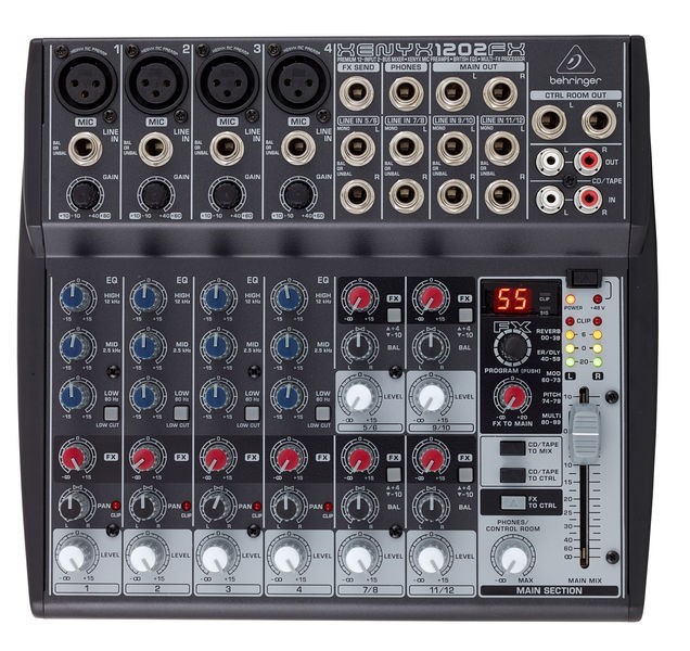 Mixer Behringer Xenyx 1202FX