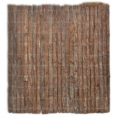 Gard din scoarta de copac, 400 x 100 cm GartenMobel Dekor
