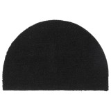 vidaXL Covoraș de ușă semirotund, negru, 40x60 cm, fibre de cocos 155573