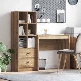 Birou cu stocare Stejar Artisan