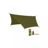 Prelata pentru adapost, pescuit si camping, impermeabila, poliester, model Survival, verde inchis, 360x290 cm, NEO