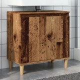vidaXL Dulap de chiuvetă, lemn vechi, 58x33x60 cm, lemn prelucrat