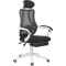 SCAUN DE BIROU ERGONOMIC SI SUPORT DE PICIOARE OFF 927 ALB