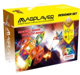 Set de constructie magnetic - 83 piese PlayLearn Toys, MAGPLAYER