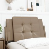 vidaXL Pernă pentru tăblie pat, cappuccino, 90 cm, piele artificială
