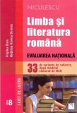 Limba și literatura rom&acirc;nă. Evaluarea Națională. 33 de variante de subiecte, după modelul elaborat de MEN. Caiet de lucru - Paperback brosat - Nicules